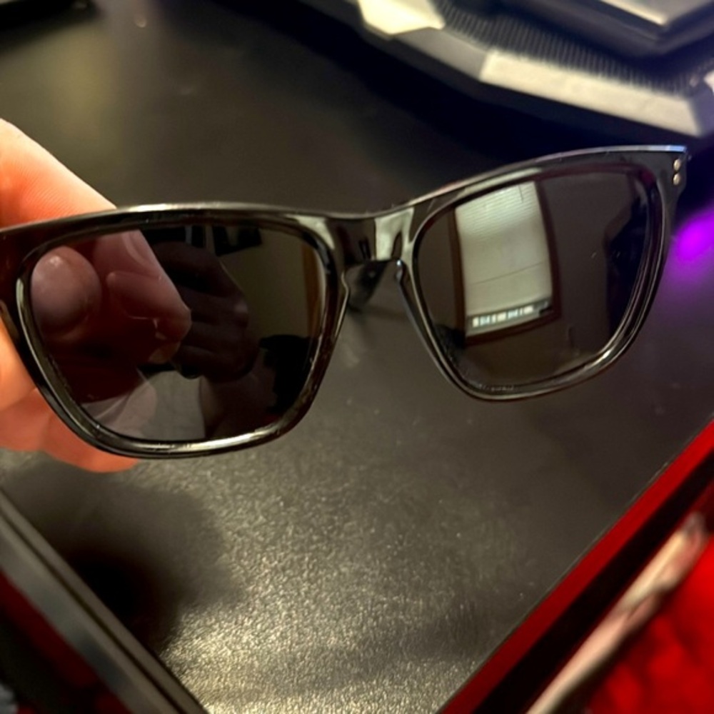 Black on Black Retro Sunglasses - Like New